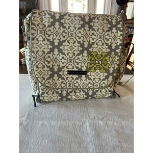 Petunia Pickle Bottom Gray and Cream Baby Bag